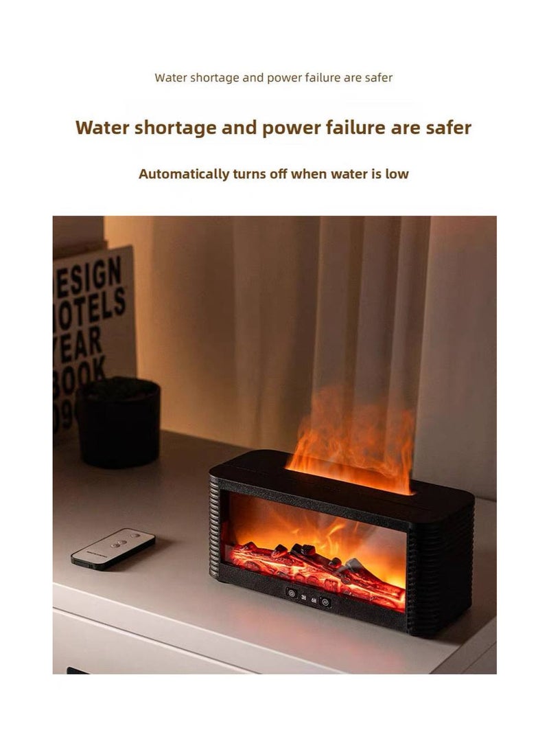 Fireplace Diffuser, Upgrade 7 Colours Flame Diffuser, 250ml Essential Oil Diffuser with Timer and Waterless Auto Off for Home Room Office - Image 2